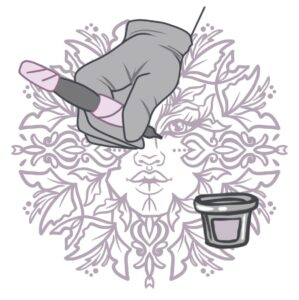 Energetische Handpoke Tattoos München und Berlin